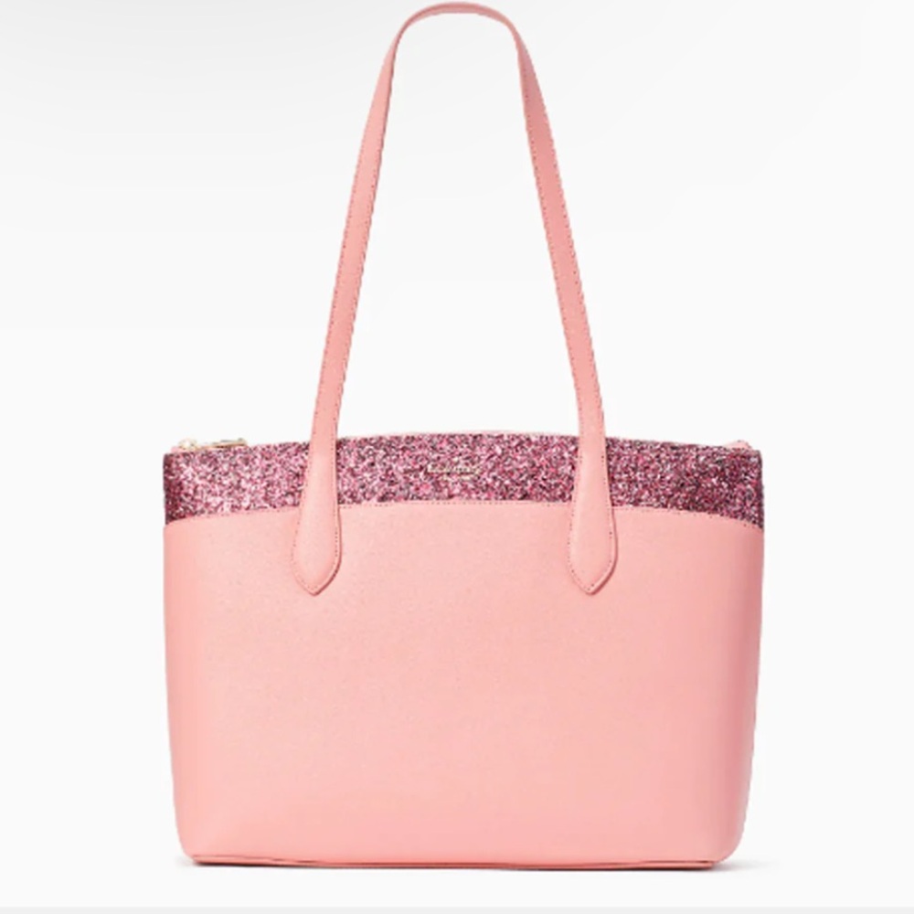 ♠️ Kate Spade Flash Glitter Tote Pink $359♠️